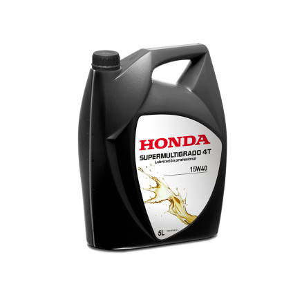 Lubricantes-Aceite sintético Honda SUPERMULTIGRADO 4T 15W40 5 litros