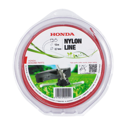 Hilo de nailon 2,70 mm (rojo) Honda Redondo