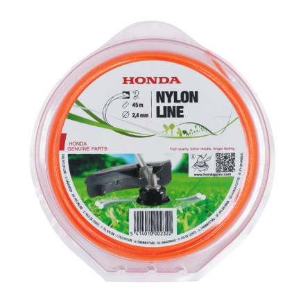 Hilo de nailon 2,40 mm (naranja) Honda Silent® trenzado
